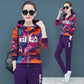 Women's Set Wild Long-sleeved Casual Sweatshirt Set Large Size Spring and Autumn