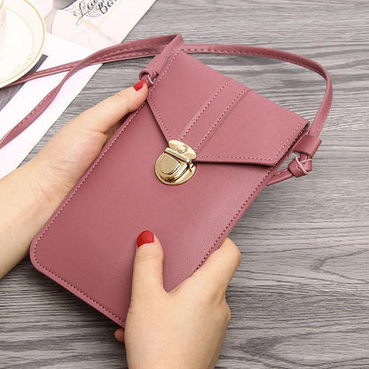 Women's Mobile Phone Bag Can Be Placed In A Mobile Phone Bag with A Touch Screen Hanging Bag Mini Satchel Coin Purse