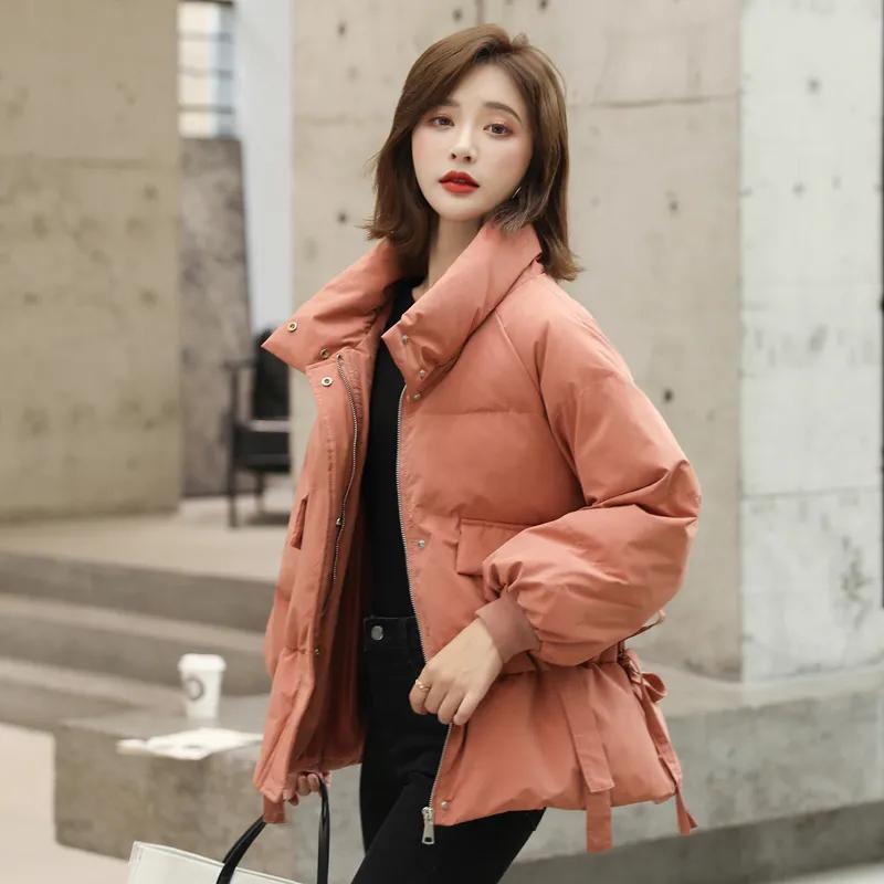 Women Winter Jackets Thicken Warm Coat Big Pockets Solid Fashion Ladies Down Jacket 2021 New Winter Jacket and Coat