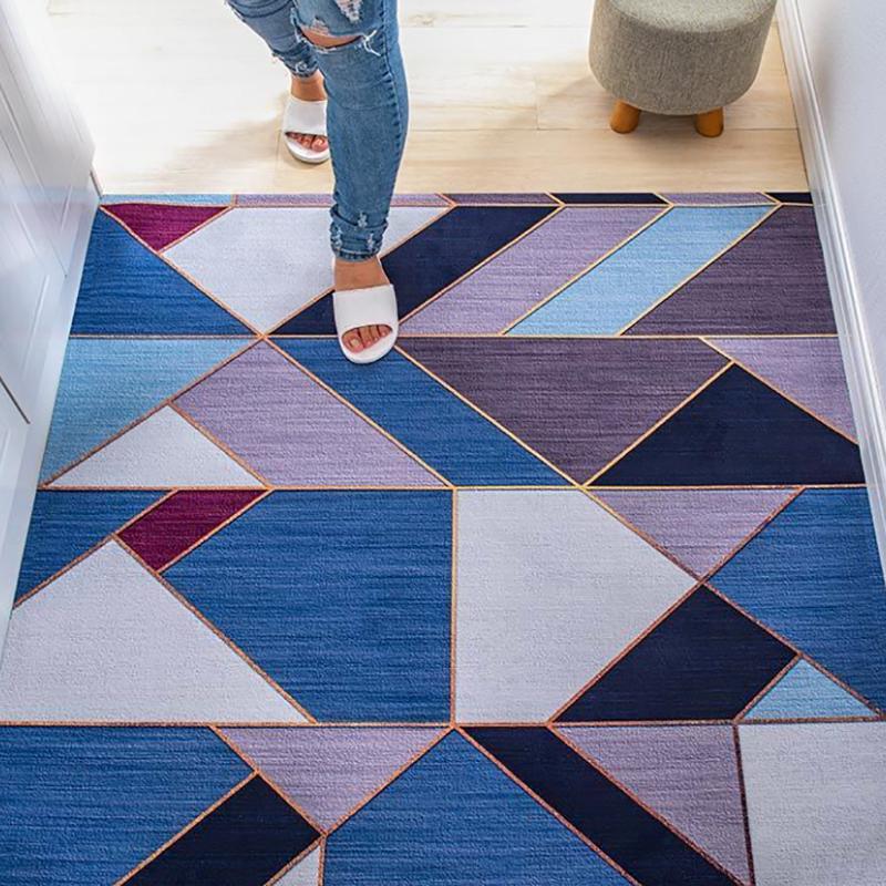 Nordic Style Door Mat Stepping on The Carpet Mat When Entering The House Living Room Household Non-slip Absorbent Pad