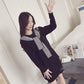 Knitted Dress Women Spring and Autumn Women's Fit Inside A Sweater Dress Mid-length Temperament Skirt