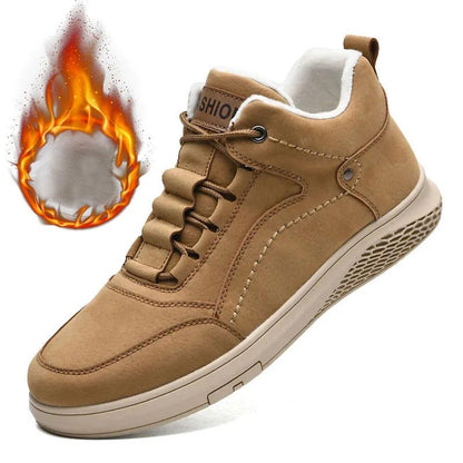 Winter High-top Large Size 38-48 Size Men's Shoes Plus Velvet Warm Cotton Shoes All-match Casual Shoes Non-slip Tooling Shoes Snow Boots
