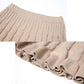 Autumn and Winter Ladies Fashion Warm Umbrella Skirt Knitted Skirt Short Skirt Ruffled High Waist Tutu Skirt Bottoming Woolen Skirt