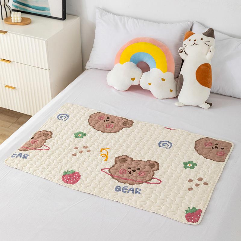 Pure Cotton Anti-slip Aunt Mats Moon Pad Can Be Washes Mesh Pad Physiology Example Holiday Anti-side Leak Dianz Baby Diaper Pad