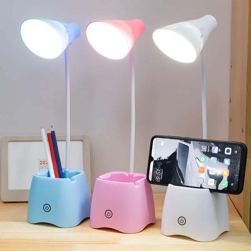 LED Desk Lamp Learning Lamp Eye Protection Lamp USB Rechargeable Room Night Light Bedroom Bedside Lamp