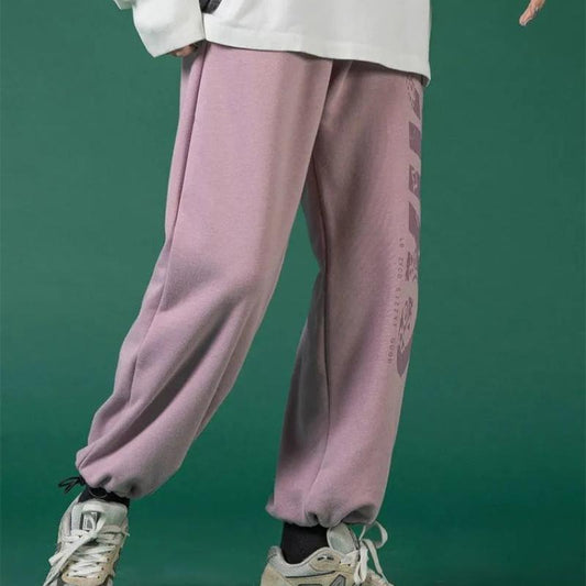 Cotton Spring and Autumn Beamed Sweatpants for Female Students Korean Style Loose Straight Wild Bf Wind Ins Pants