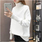 Warm Sweater High Neck Sweater Female Loose Long Sleeve Sweater Autumn and Winter Thickening