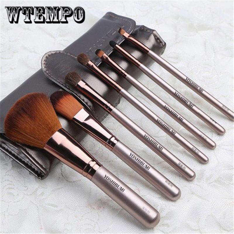 7pcs/Set Marble Pattern Makeup Brush Suit Tools Powder Brushes Plastic Maquiagem Gift Set for Women