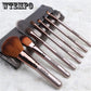 7 Pack Beginner Makeup Brush Set Animal Hair Makeup Tools Complete Shadow Brush Lip Powder Brush