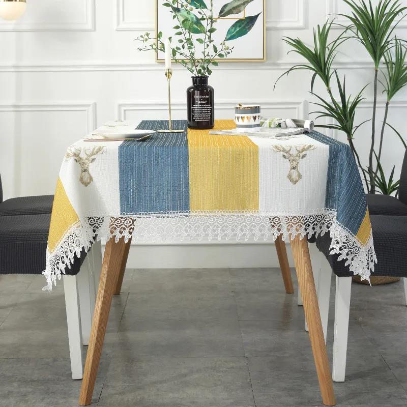 Household Table Cloth Nordic Style Table Cloth Rectangular Table Top Decoration Washable Table Cloth
