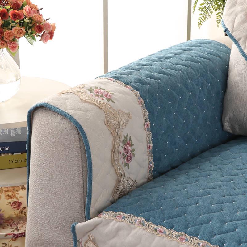 Sofa Covers European-style Sofa Cushion High-end Chenille  Non-slip Cushion Thickening Custom Luxury