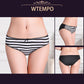 6 Pcs/lot Women Cotton Brief Underwear Striped Plus size Panties Breathable Ladies Girl's