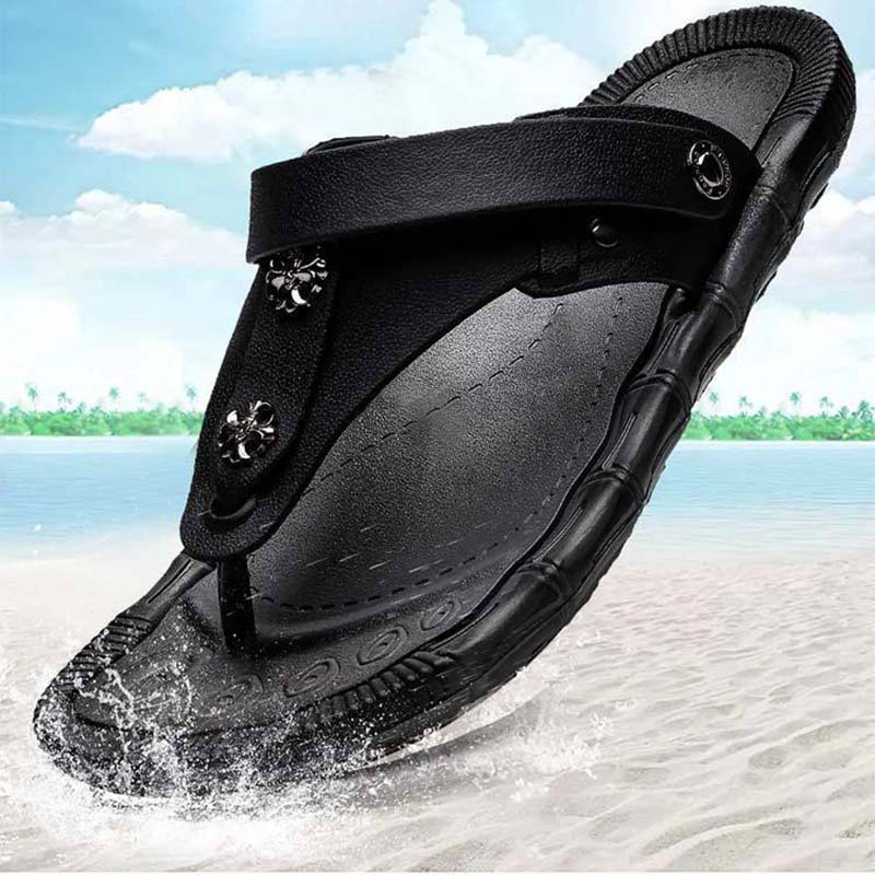 Summer Sandals Men's Outer Wear Men's Beach Shoes Non-slip Sandals and Slippers Wear-resistant Flip-flops Men