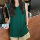 Japanese-style Split Vest Women's Summer Outer Wear Ins Sleeveless T-shirt Sports Inner Top Fitness Jogging Top