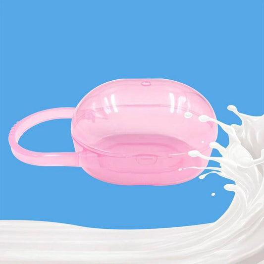 1pc Portable Baby Solid Pacifier Box Kids Feeding Nipple Elliptical Case Holder Newborn Trave