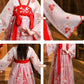 Girls' Hanfu Underwear Chinese Style Tang Costume Children's Ancient Costume Super Fairy Dress Cherry Blossom Princess Dress Spring Summer Costumes