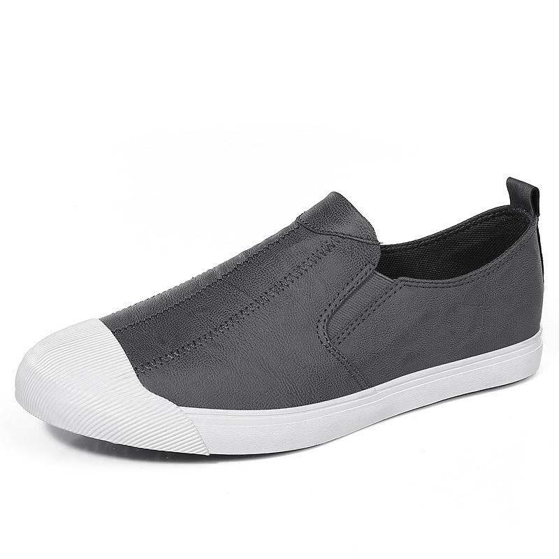 Plus Size 38-44 Summer Men Leather Sneakers Comfortable Deodorant Running Basketball Shoes Breathable Shockproof Non-slip Shoes