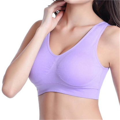 Female Push Up Bra Backless Padded Underwear Comfortable Wireless Brassiere Breathable Seamless Bras