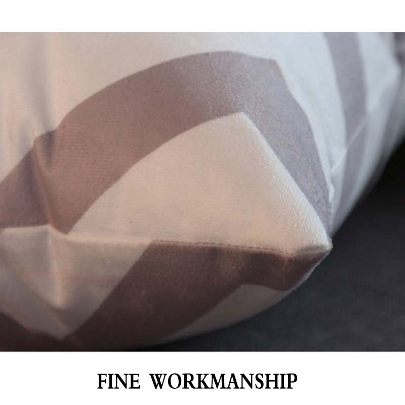 Nordic Fashion Simple Black and White Pillow Short Plush Sofa Living Room Cushion Waist Pillow Office Bedroom Car Pillow