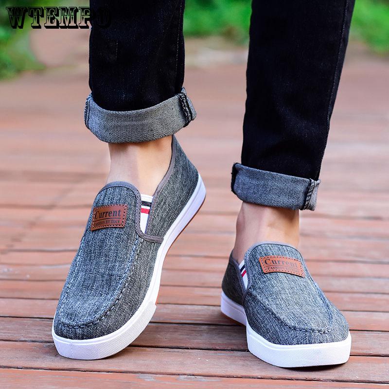 Casual Shoes Men's Casual Hiking Denim Cowboy Shoes