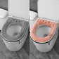 2-pack Household Toilet Seat Cushion Zipper Type Four Seasons Universal Waterproof Toilet Seat Cartoon Cute Toilet Cover Thick and Washable