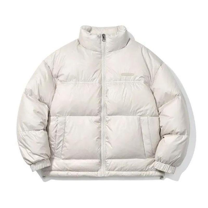 Winter Women's Down Jacket Korean Style Loose Short Jacket Thickened Warmth Stand-collar Couple Jacket