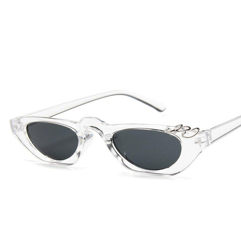 Vintage Small Cat Eye Sunglasses Women 2019 Luxury Brand Designer Cateyes Sun Glasses Retro Small Re