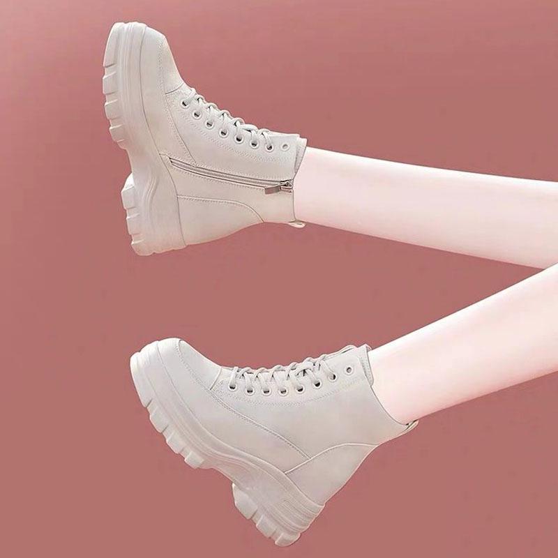 Women Winter Snow Boots  High-top Shoes Casual Woman Waterproof Warm Leather Ankle Boots Female High Quality Plush Inner Martin Boots