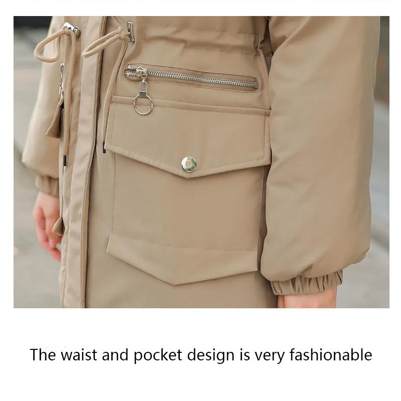 Winter Down Padded Jacket Women's Mid-length Padded Jacket Women's Overcoming Loose Padded Padded Jacket