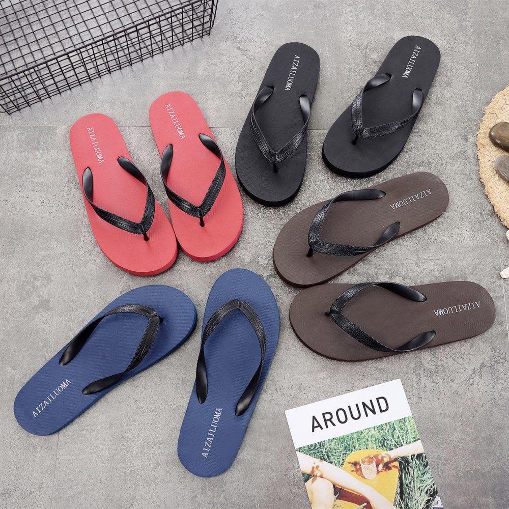Beach Sandals Men Shoes Summer Slippers Flip Flops Men slippers men's fashion wear beach shoes