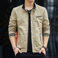 Mens Jackets Autumn Casual Coats Mens Sportswear Stand Collar Slim Jackets Male Bomber Jackets 4XL