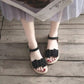 Ladies Sandals Women's Summer Thick-soled Student Fairy Style Collocation Dress Fashion Flat-bottom Trendy Shoes