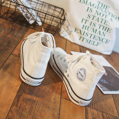 High-top shoes men's canvas shoes board shoes spring men's shoes wild shoes men's casual sports