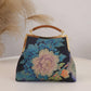 Ethnic Style Women Printing Handbag Messenger Dual Purpose Exquisite High Quality Elegant Doctor Bag Evening Banquet Bag