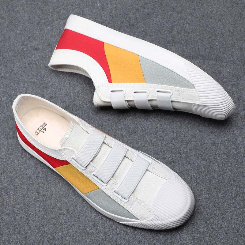 Plus Size 38-44 Summer Men Sneakers Comfortable Running Basketball Shoes Breathable Shockproof Non-slip Canvas Shoes