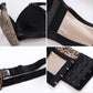Leopard Print Large Size Thin Non-magnetic Bra Breast-receiving Anti-sagging No Steel Ring Gathering Underwear Ladies Bra