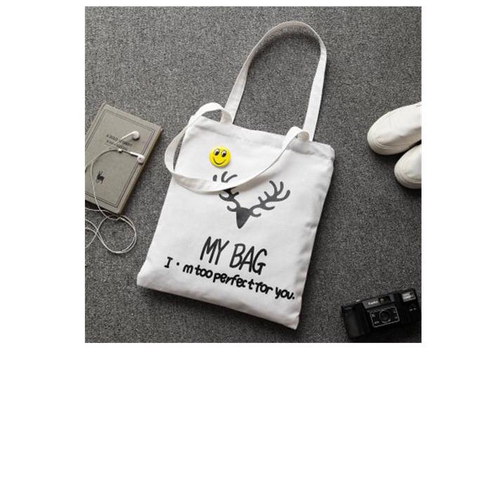 Ladies Canvas Bag Fashion Portable Small Bag Student Bag Shoulder Bag Shopping Bag Waterproof Bag