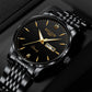 Automatic Watch Men Dial Business Mechanical Self Winding Calendar Watch