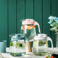 Cold Kettle Glass High Temperature and Thickening Large Capacity Household Water Bottle Set Boiling Water Glass Bubble Kettle