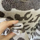 2pcs/set Women Knit Leopard Pullover Sweaters+Pants Sets Woman Fashion Jumpers Trousers 2 PCS Costumes Outfit