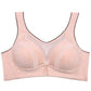 Comfortable Solid Color Cotton Thin Waistcoat Without Steel Ring Gathered Bra Large Size Full Cup Tube Top Underwear Thin and Breathable
