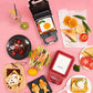 600W Breakfast Making Machine Sandwich Maker Bread Maker Barbecue Maker Kitchen Supplies with 5 Sets of Bakeware
