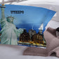 2/3 Pcs/set Cotton Bedding 3D Statue of Liberty Sets Reactive Printing Duvet Cover Bedding