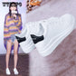 Women Platform Creepers White Flat Student Girls Sport Shoes Sneakers