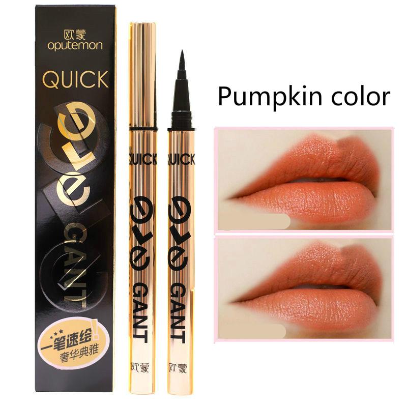 Eyeliner is not easy to discolor, long-lasting makeup, eyeliner, hard head, waterproof, non-staining