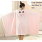Siesta Blanket Shawl Cloak Cloak Office Air Conditioning Blanket Coral Fleece Cover Leg Blanket Cute Cartoon Lazy Plush Blanket