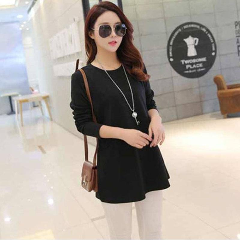 Thin Spring Fall Casual Women T Shirts Long Sleeve Fashion  Slim Women Clothes Long Tops Pullover