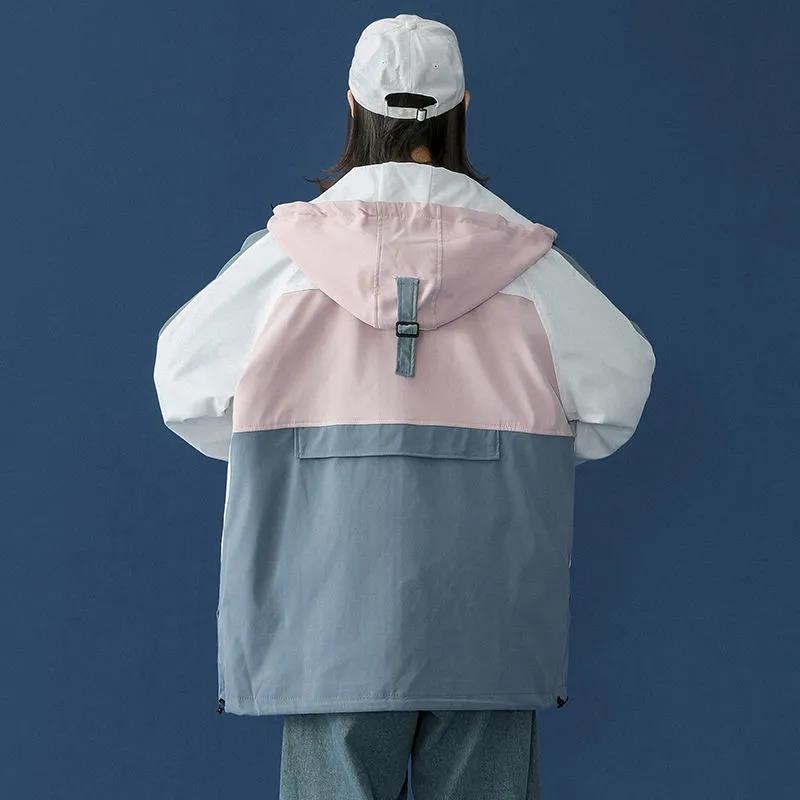 Large Size Women Jacket Spring Hooded Coat Casual Loose Windbreaker Comfortable Top for Youth
