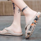 Couple's Spring Summer Slippers Household Soft Mute Flip Flops Non-slip Bathroom Large Size Deodorant Print Slippers