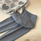 2pcs/set Knitted Set Women Beading Short Sleeve Sweater Tops+Elastic Waist Pants  2piece Set  Casual Tracksuit Elegant Outfits